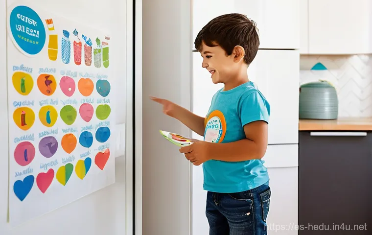 아동의 자율 규율 교육 - Image Prompt 1: The Joy of Achieved Routines**