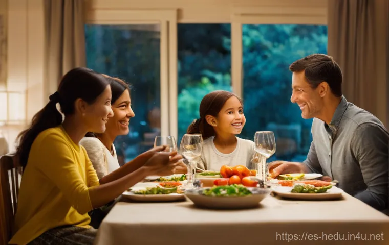 부모의 공감력 키우기 - **Prompt:** A warm and intimate scene featuring a mother gently consoling her elementary school-aged...