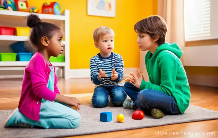 부모의 공감력 키우기 - **Prompt:** A heartwarming family scene at a dinner table, illuminated by soft, inviting light. A fa...